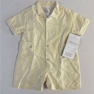 *Strasburg Boys Size 6M Yellow Shortfall Jumper New With Tags
